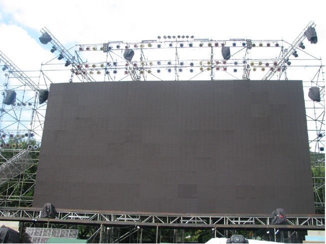 コンサートのでき事屋外のビデオ スクリーンの使用料、段階の高い明るさのためのP5 LEDのパネル