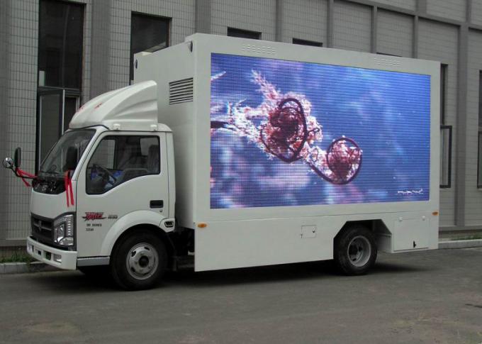 防水Ip65 P8のトラックLED板は、移動式LED表示貨物自動車広告をトラックで運びます