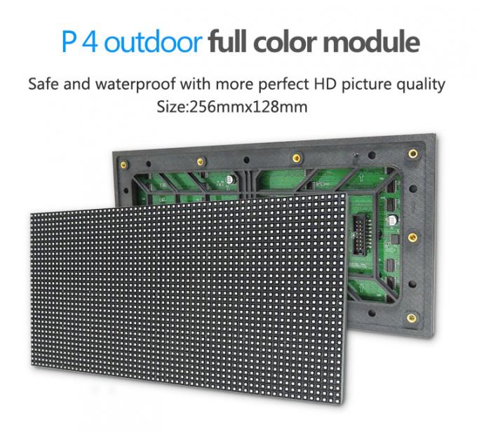 高リゾリューションの屋外のフル カラーLEDモジュール、防水LEDのパネル モジュールP4