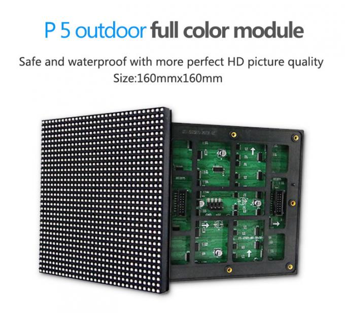 Hub75によって導かれた表示モジュールP5の屋外の導かれたドット マトリクスの表示/デジタルP3 P4 P5は広告印を導きました