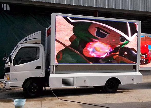 商業P8 LEDのトラックの表示フル カラーの屋外のビデオ/段階車LEDスクリーン