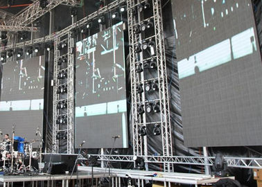 コンサートのでき事屋外のビデオ スクリーンの使用料、段階の高い明るさのためのP5 LEDのパネル サプライヤー