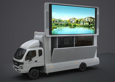 高い明るさ屋外P6 LEDのトラックの表示移動式広告スクリーン保証2年の サプライヤー
